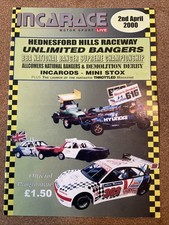 Banger racing programme for sale  BURTON-ON-TRENT