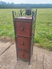 Wood wicker drawer for sale  LINCOLN