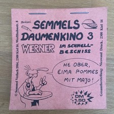 Werner semmeln daumenkino gebraucht kaufen  Hamburg