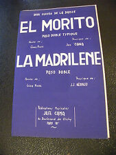 "Partitura El Morito José Cana La Madrid Jj Médinger", usado comprar usado  Enviando para Brazil