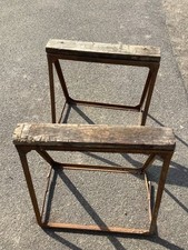 Pair vintage wooden for sale  SPALDING