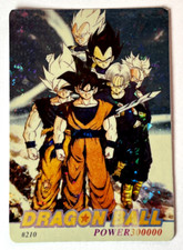 1997 Dragon Ball Z Card #210 GOKU TRUNKS VEGETA VINTAGE Foil Variant comprar usado  Enviando para Brazil