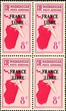 Madagascar 1942 pa47b d'occasion  France