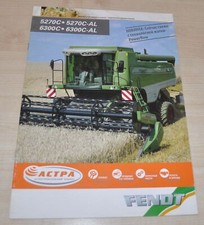 Fendt 5270 6300 Kombajn zbożowy Broszura rolnicza Broszura Broszura RU na sprzedaż  PL