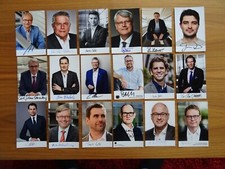 Politiker autogrammkarten foto gebraucht kaufen  Ingolstadt