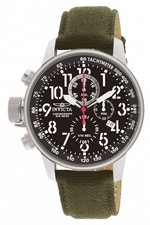 Usado, Relógio masculino Invicta Force Lefty Crown cronógrafo mostrador preto tecido oliva 1873 comprar usado  Enviando para Brazil