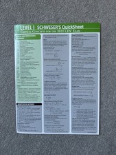Kaplan schweser cfa for sale  ROMFORD