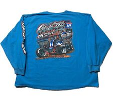 Camiseta Sprint Car Racing Para Hombre 3XL Azul Manga Larga Indiana Dirt Race Motorsport segunda mano  Embacar hacia Argentina