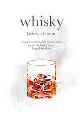 Whisky definition art for sale  WALSALL