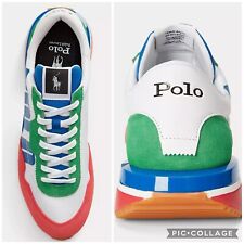 Tênis Masculino Polo Ralph Lauren Trem 89 Logotipo Color Block 12 Multi NOVO $148 comprar usado  Enviando para Brazil