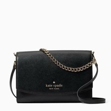 Usado, Bolsa tiracolo Kate Spade New York Carson conversível couro preta designer em excelente estado usado comprar usado  Enviando para Brazil
