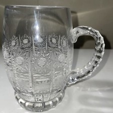 Caneca de cerveja vintage de cristal República Tcheca cortada à mão - Caneca, usado comprar usado  Enviando para Brazil