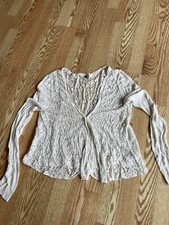 Lace ivory cardigan for sale  Deshler
