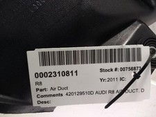 Audi air duct for sale  SKELMERSDALE