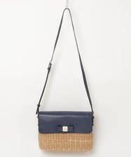 Bolsa de mão Kate Spade azul marinho palha estilo cesta bolsa casual feminina YBa0424 comprar usado  Enviando para Brazil