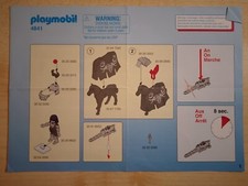 Playmobil bauanleitung 4841 gebraucht kaufen  Moritzburg