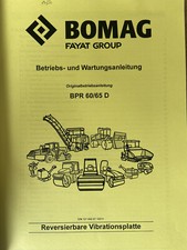 Bomag bpr bedienungsanleitung gebraucht kaufen  Freital