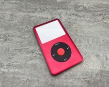 Capa frontal vermelha preta clique roda para iPod 6º 7º clássico 80gb 120gb comprar usado  Enviando para Brazil