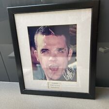 Robbie williams signed for sale  SAWBRIDGEWORTH