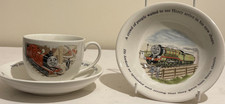 THOMAS THE TANK ENGINE & FRIENDS WEDGWOOD 1984 CONJUNTO DE PRESENTE TIGELA COPO E PRATO comprar usado  Enviando para Brazil