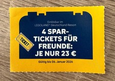 Legoland sparticket 2025 gebraucht kaufen  Ochsenhausen
