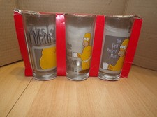 Lot verres simpsons d'occasion  Ciry-le-Noble