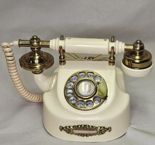 Telefone rotativo vintage anos 70 Coquette decoração de telefone Coreia vitoriana destaque dourado  comprar usado  Enviando para Brazil