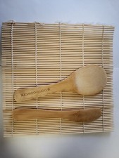 Kit de rolamento de sushi de bambu tapete rolo de remo de arroz comida japonesa kimbap coreana 9,5" comprar usado  Enviando para Brazil