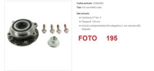 Vkba6582 kit cuscinetti usato  Gioia Tauro