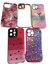 Lote de 5 capas femininas rosa Bling Sparkle para iPhone 13 Pro Max comprar usado  Enviando para Brazil