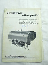 Manuale fresatrice pasquali usato  Cremona