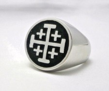 Jerusalem cross ring for sale  Chandler
