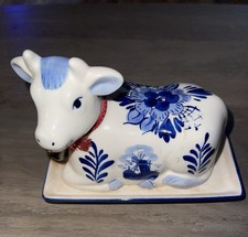Delft blue cow for sale  Ridgeville