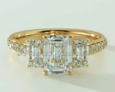 14k emerald ring handmade for sale 14k emerald ring handmade for sale Franklin Park