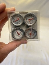 Usado, Termômetros de bife reutilizáveis de aço inoxidável Sur La Table (4) grelha para churrasco comprar usado  Enviando para Brazil