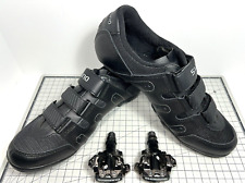 Usado, Sapatos de ciclismo Shimano SH-MA80 tamanho 11.5 com pedais de bicicleta PD-M520 dupla face SPD comprar usado  Enviando para Brazil