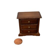Gavetas de mesa lateral cama suporte de noite miniatura vintage casa de bonecas Concord 1:12 comprar usado  Enviando para Brazil