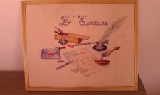 Tableau brodé 26 d'occasion  Marly