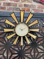 Paico sunburst clock for sale  MANCHESTER