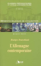 Allemagne contemporaine classe d'occasion  France
