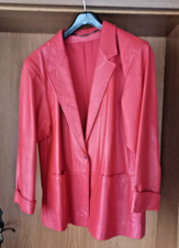 Damen lederjacke rot gebraucht kaufen  Berlin