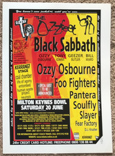 OZZFEST '98 -Full page mag ad BLACK SABBATH OZZY OSBOURNE PANTERA SOULFLY SLAYER comprar usado  Enviando para Brazil