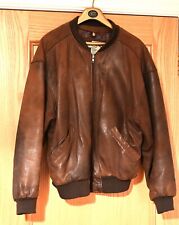 Leather jacket large for sale  RUGBY