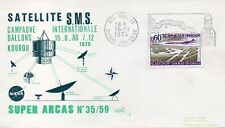 KOUROU Super Arcas 35/59 Satellite SMS + ballons CNES NASA 1974 Space cover comprar usado  Enviando para Brazil
