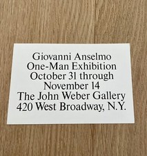 Invito mostra giovanni usato  Rende