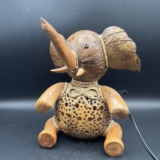 Carved coconut elephant for sale  Oregon City