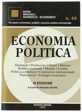 Economia politica. verrilli usato  Villarbasse