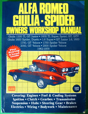 Workshop manual alfa for sale  BROADSTAIRS