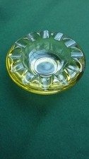 Cendrier verre jaune d'occasion Cendrier verre jaune d'occasion  Capendu
