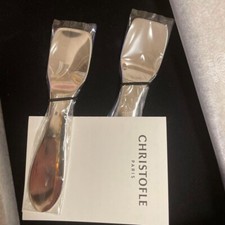 Conjunto de Talheres Christofle Autêntico Colher de Prata 2 Peças Novo Não Usado com Caixa de Presente comprar usado  Enviando para Brazil